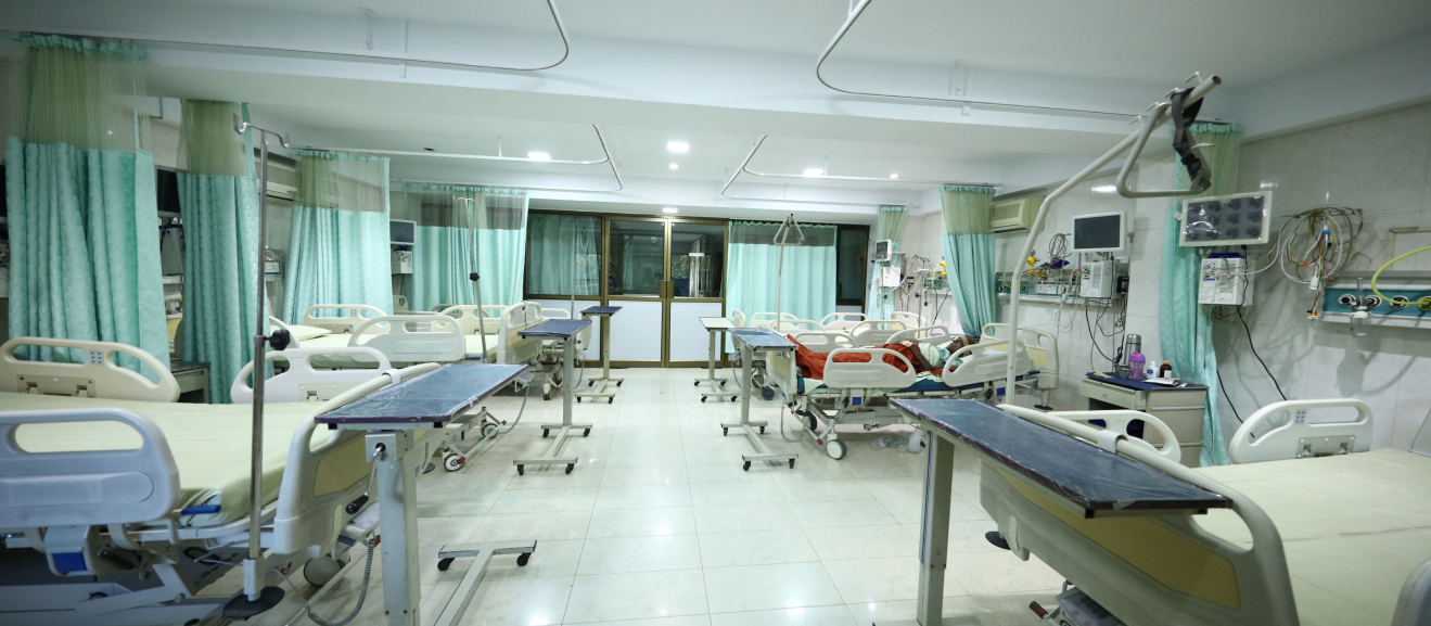 The bedding in the emergency at Sri Balaji Hospital, Chennai.