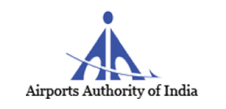 Logo of Airports Authority of India.